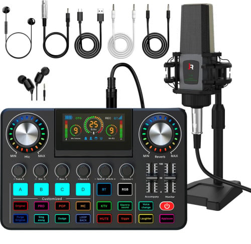Sound card model: F86.. mic T-11.. New professional for Studio