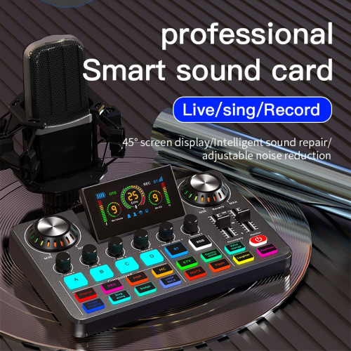 Sound card model: F86.. mic T-11.. New professional for Studio