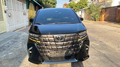 Alphard 2024 black inside new