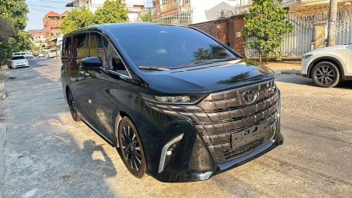 Alphard 2024 black inside new