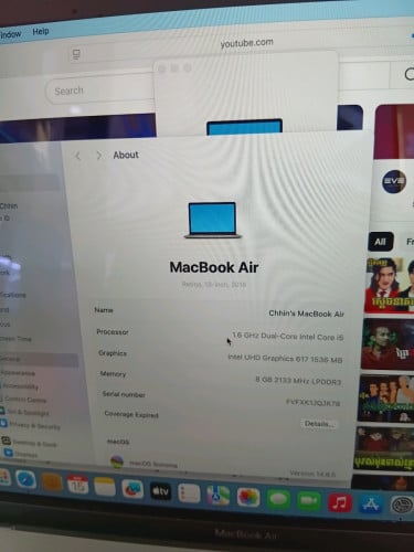 MacBook air 2018