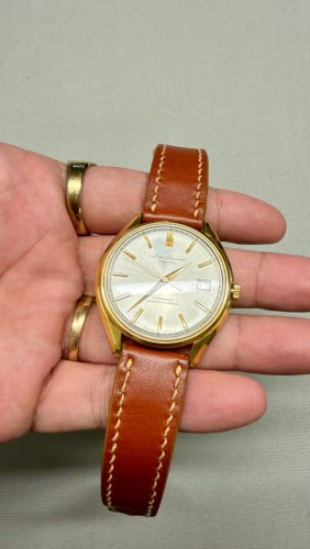 Original Super Rare Vintage SEIKO Skyliner Calendar 21 Jewels Hand-Winding JDM SGP 60 Micron 1966
