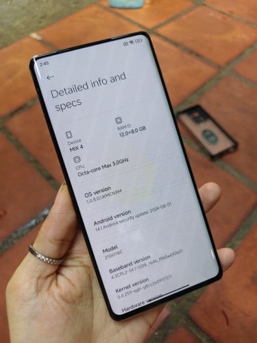 សំណុំស៊ីនXiaomi Mix 4 CH 12+8gb 256gb 5g