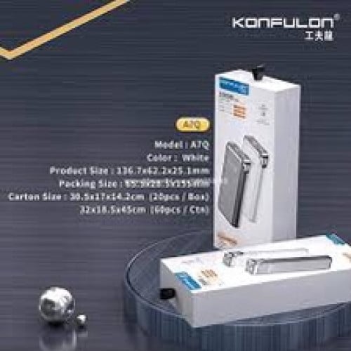 22.5W 20000mah Powerbank white color