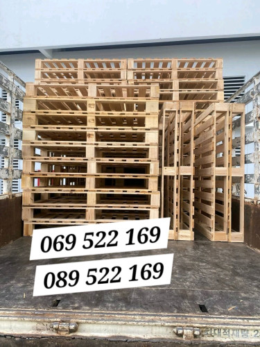 ប៉ាឡែត ជ័រ ឈើ ថ្មីនិងមួយទឹក