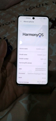 លក់ហើយ Huawei nova 9 Global version
