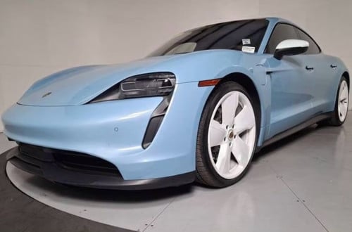 2021 Porsche Taycan 4S Ocean Blue