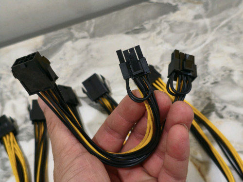 8 Pin to Dual 8Pin (6+2) PCI E