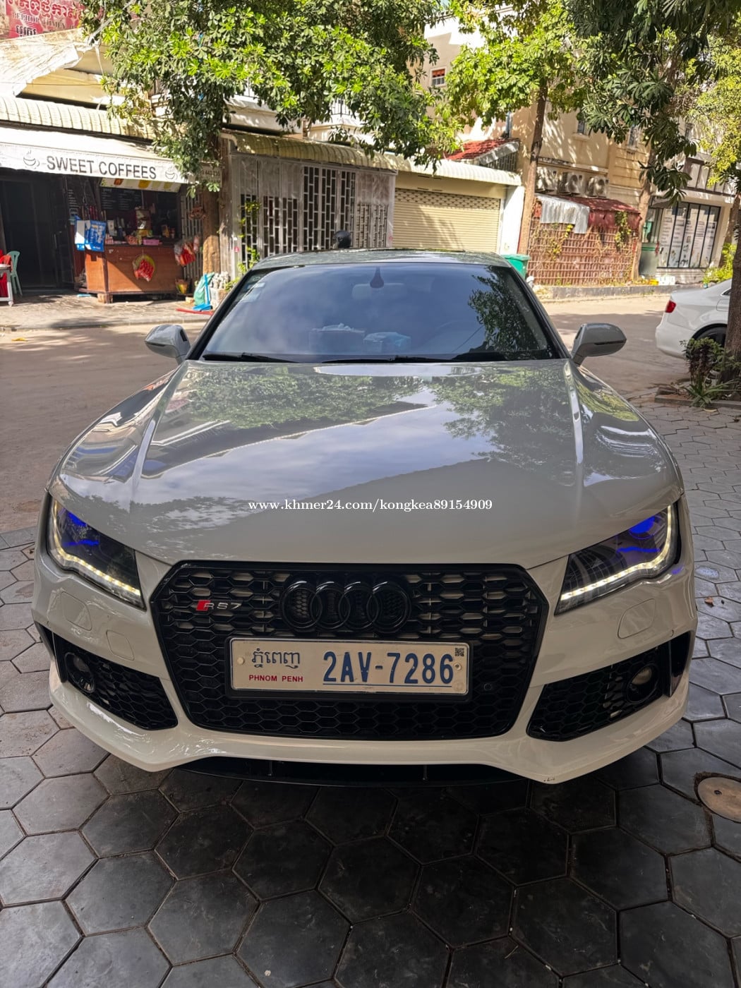 Audi A7សុីសាំងតិចឡានស្អាតម៉ាស៊ីនប្រអប់លេខអេម