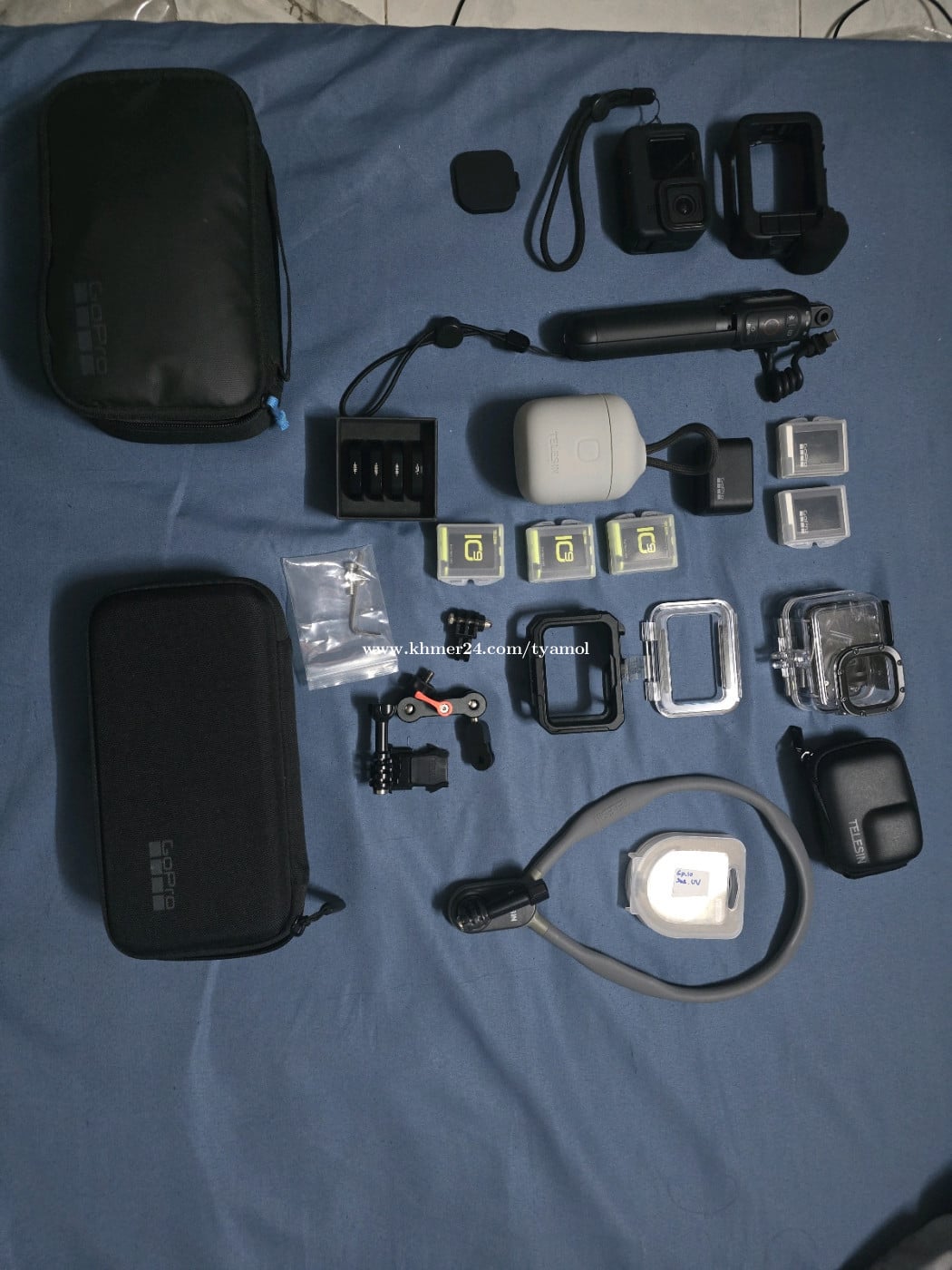 GoPro HERO10 Black Creator Edition (Full Set) - ថ្ម 5 គ្រាប់ និងសម្ភារៈច្រើនណាស់ (99% New)