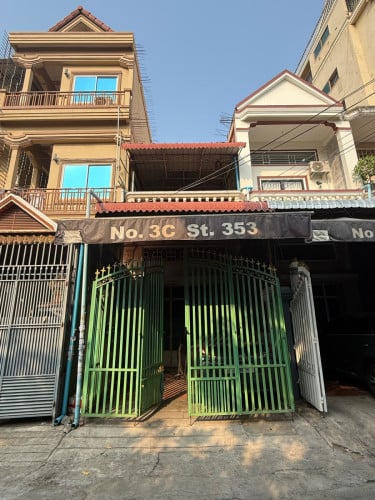 លក់ផ្ទះនៅភ្នំពេញ ទំហំផ្ទះ 4x13 ទំហំដី 4x17