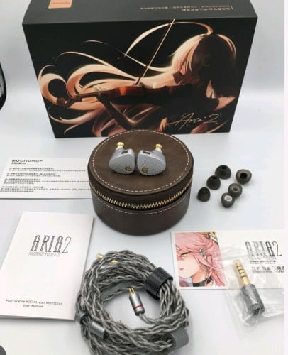 កាសខ្សែ IEM Moondrop Aria 2 នៅថ្មីប្រអប់