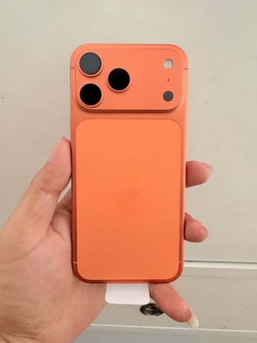 📱iPhone 17 Pro Max ថ្មី Color orange 🧡256G ឡុកអុីសុីម ប្រើបានសុីម2 សេវាដើរស្មូតល្អគ្រប់ប្រពន្ធ័⭐️