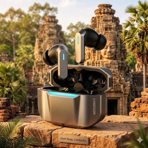 កាស Zeta TG16 ស្អាតកប់ស៊េរី មុខងារទំនើប មិនចាញ់ Airpods