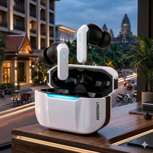 កាស Zeta TG16 ស្អាតកប់ស៊េរី មុខងារទំនើប មិនចាញ់ Airpods