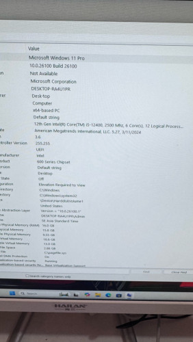 All in one PC CPU i5-12400