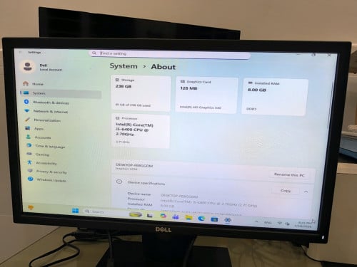 Dell Inspiron Mini 3250 Core I5 gen6th