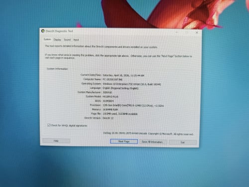 Desktop for Sell CPU Intel® i5-12400 (12CPUs)