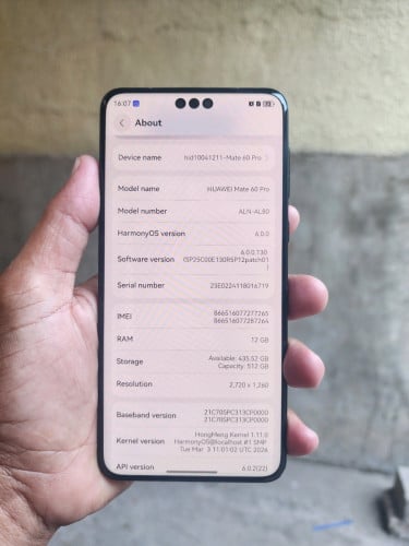 Huawei Mate 60pro 12g/512g_CH(វៃដូរបាន)👉$345