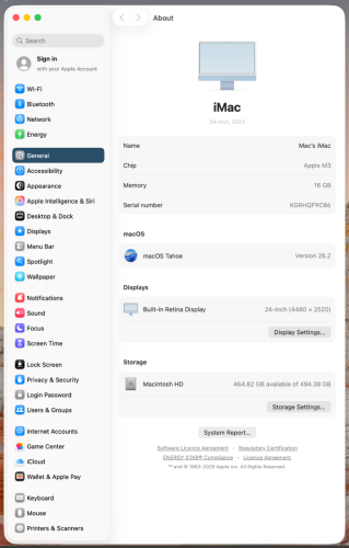 iMac M3, 16GB, 512GB, 24-inch, 2023, Free Magic Keyboard