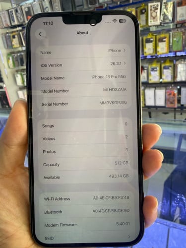 iPhone 13pro max 512GB 570$