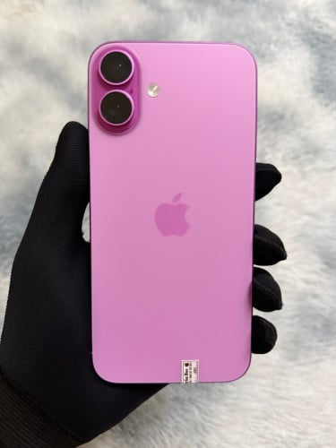 iPhone 16 Plus 128G Color Pink 🩷 មួយទឹក ថ្ម90%🔋 lock sim ប្រើបានសុីម2សេវាដើរស្មូតល្អគ្រប់ប្រពន្ធ័
