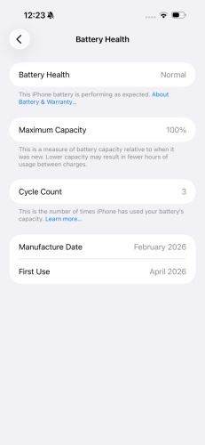 iPhone 17pro max 1T code XAមានប្រអប់