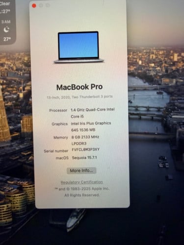 MacBook Pro 13-inch,2020