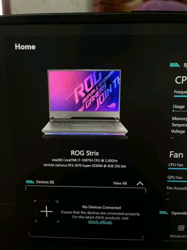 Rog Strix G532- RTX 2070 Super 8GB - i7 10850H - RAM 16GB DDR4- M2 1T- 15.6Inc 300Hz