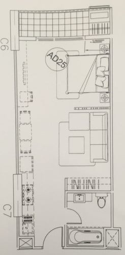 Unit one Bedroom olympia city hot sale