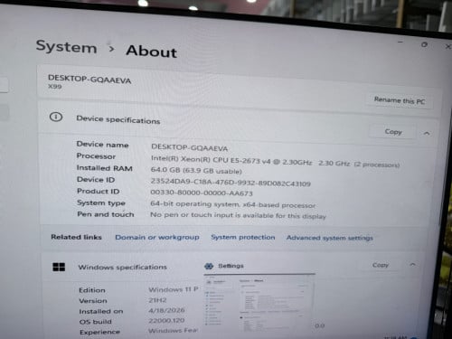 Xeon E5-2673 V4
