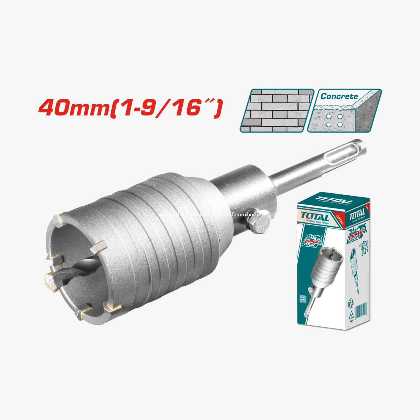 TOTAL Hole Core Bit 40 mm (TAC430401)
