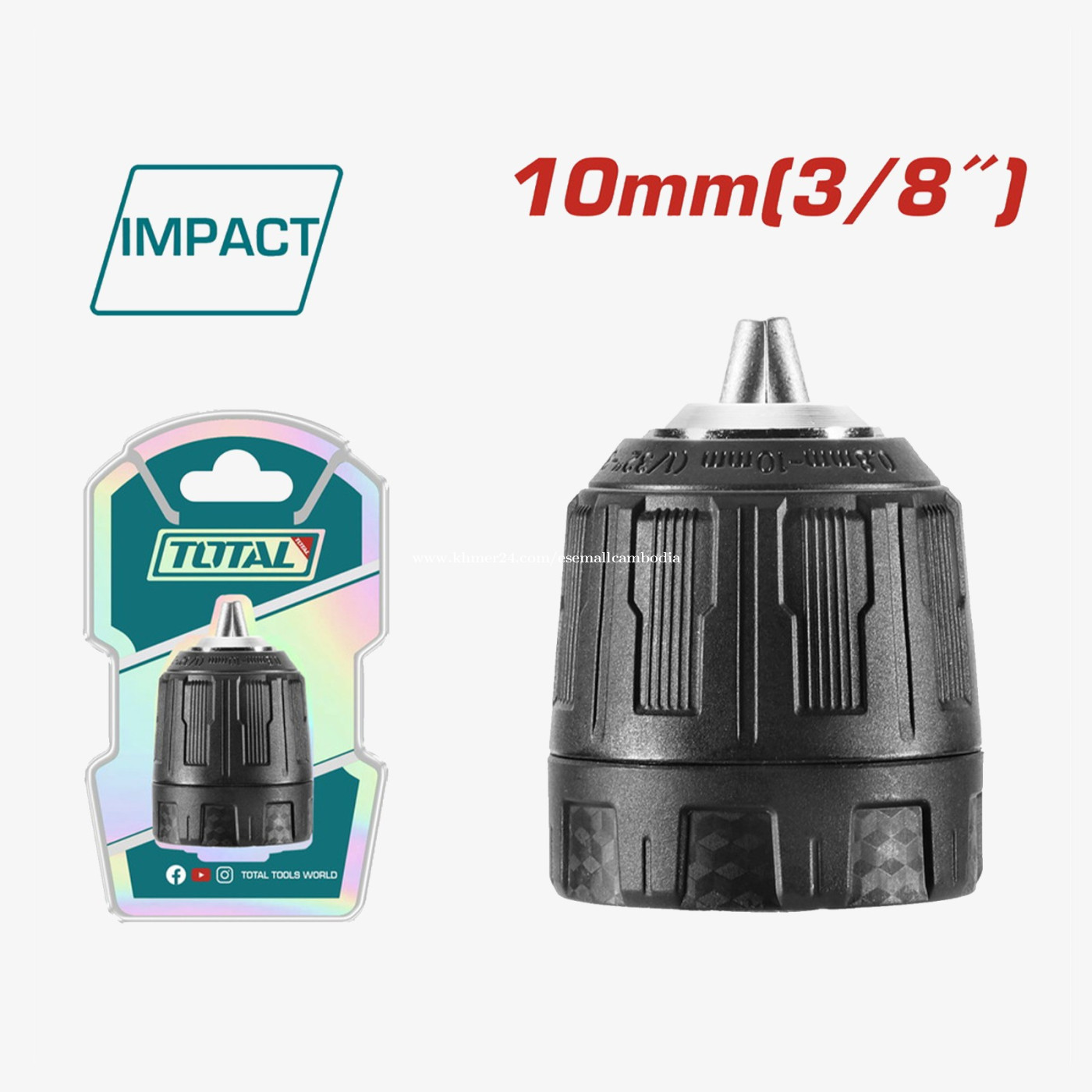 TOTAL Keyless Chuck 10mm – TAC451016