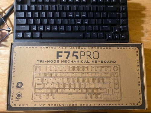 Forgeant 75Pro Tri-mode (bluetooth wireless wired) Blue Switch Rgb Perkey support mac window phone