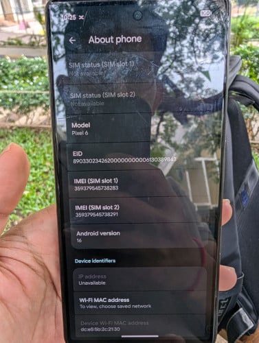 Google Pixel 6- second hand- 110$