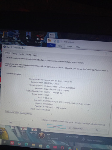 Laptop asus good condition