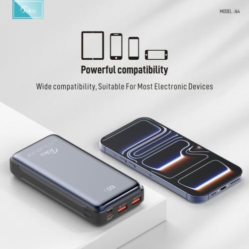 Power bank កម្លាំងថ្ម 20000mAh អាចសាកថ្មលឿន 30W របស់ Joko ម៉ូដែល J62