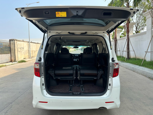 TOYOTA ALPHARD 2014 Full Top Option ពណ៌ស ក្នុងខ្មៅ