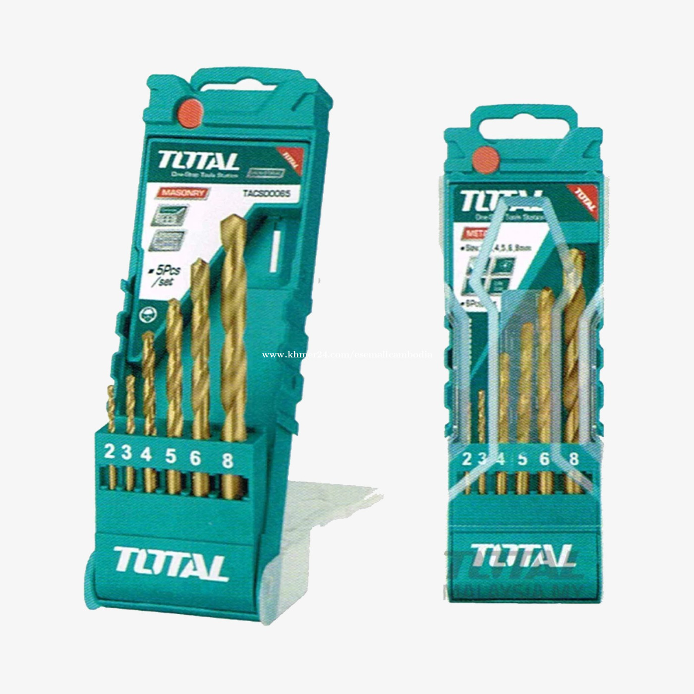 TOTAL HSS Twist Drill Bits Set – TACSD0065