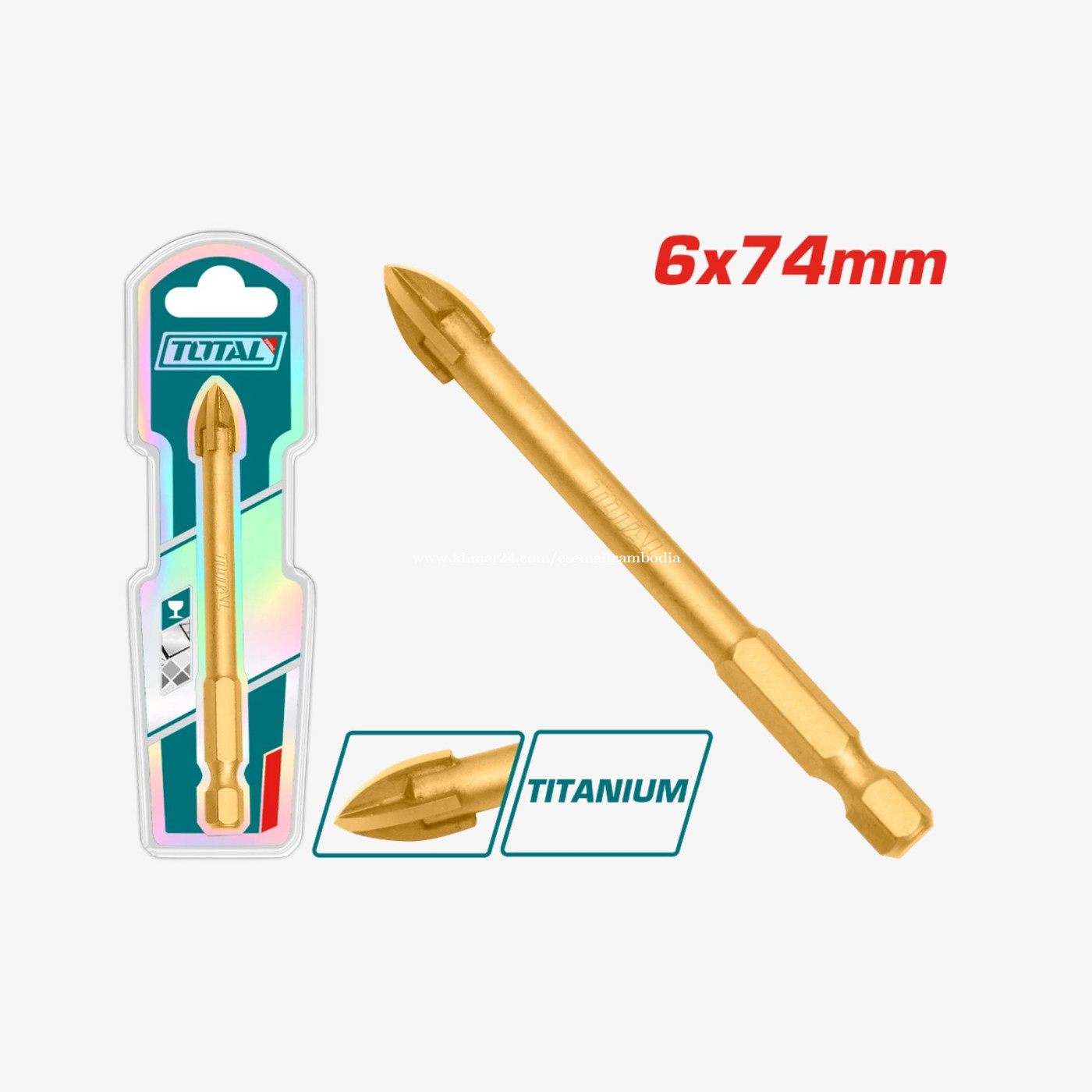 TOTAL Tile & Glass Drill Bit – TACG210612