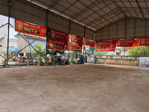 ដីសម្រាប់ជួលមានរោងជាងស្រាប់ក្បែរព្រលានចាស់ពោធិចិនតុង