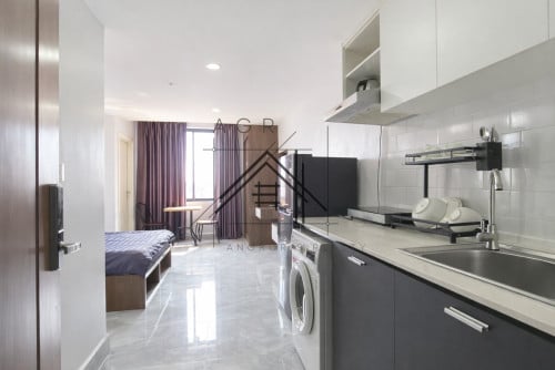 🏢 Studio Service Apartment For Rent | Tuol Tumpoung 1 (TTP Area)