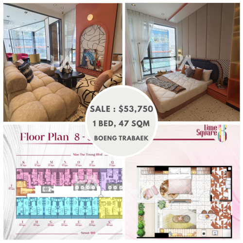 Condo 1Bedroom For rent in Khan Boeng Trabaek !
