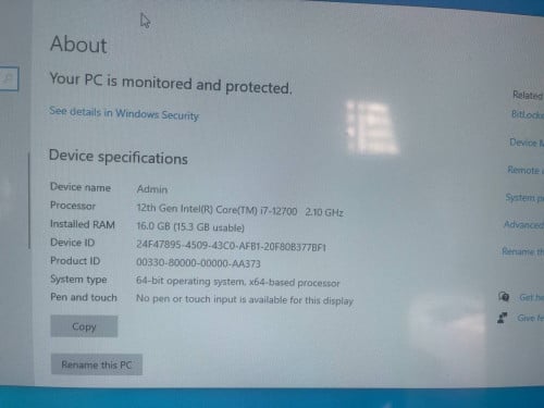 Core i7-12700