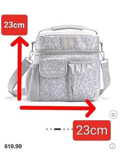 Fit & Fresh Mapleton Women's Lunch Bag, Large Insulated Tote Bag for Work,