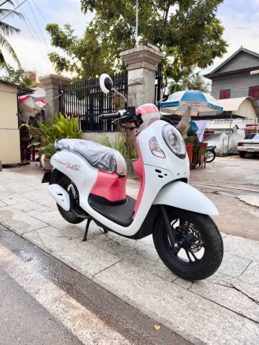 HONDA SCOOPY CLUB 2021 ពណ៌សឈូក ស្មាតឃី