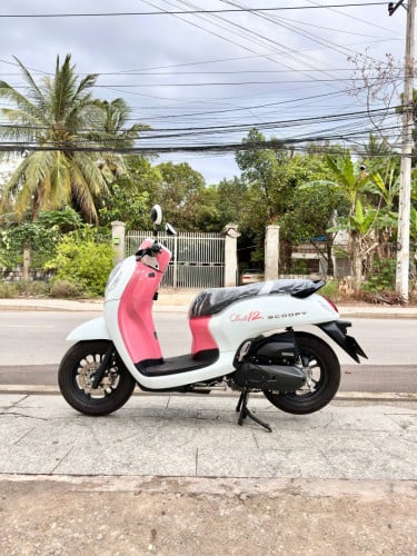 HONDA SCOOPY CLUB 2021 ពណ៌សឈូក ស្មាតឃី
