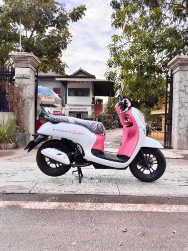 HONDA SCOOPY CLUB 2021 ពណ៌សឈូក ស្មាតឃី