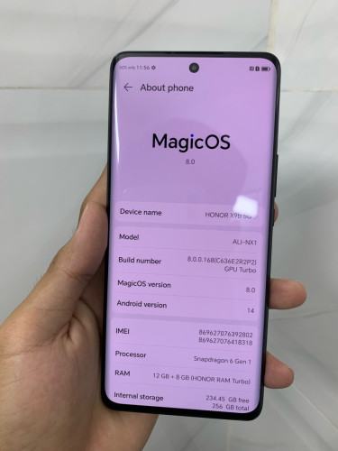 Honor X9b 5G ក្រុមហ៊ុន Ram12+8G Storage256G 145$$