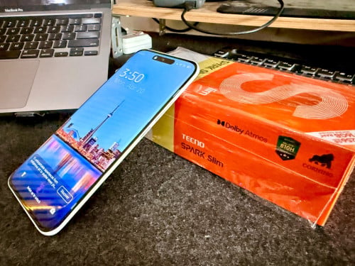 TECNO Spark Slim 98%​ ស្អាតនៅមានធានាពីក្រុមហុន១ឆ្នាំ